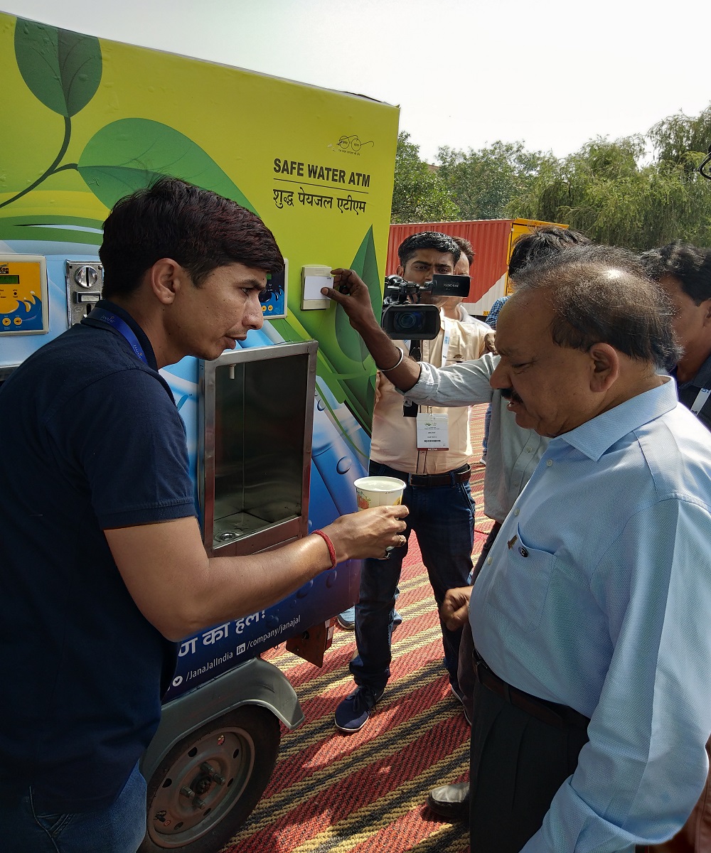 JanaJal install Water ATMs and Water on Wheels during World Environment Day India 2018